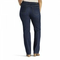 Plus Size Lee® Instantly Slims Straight-Leg Jeans -Kohl's store 1519361 ALT