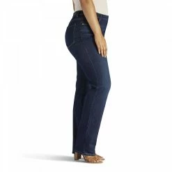 Plus Size Lee® Instantly Slims Straight-Leg Jeans -Kohl's store 1519361 ALT2
