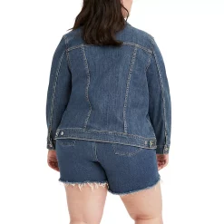 Plus Size Levi's® Original Trucker Jean Jacket -Kohl's store 1655589 ALT