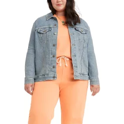 Plus Size Levi's® Original Trucker Jean Jacket -Kohl's store 1655589 Jeanie