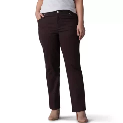 Plus Size Lee® Relaxed Fit Straight-Leg Jeans -Kohl's store 2216712 Mahogany