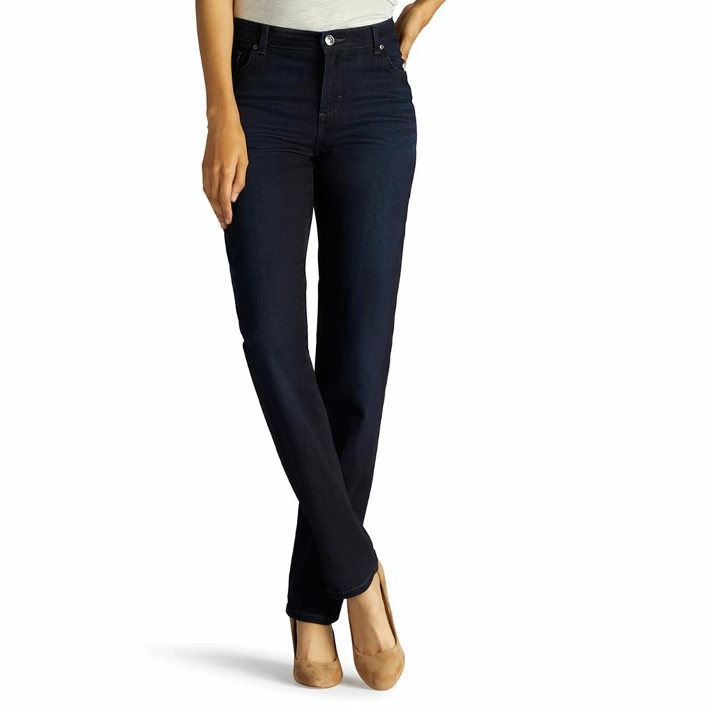 Women's Lee® Relaxed Fit Straight-Leg Jeans 4 Women's Lee® Relaxed Fit Straight-Leg Jeans - Image 4
