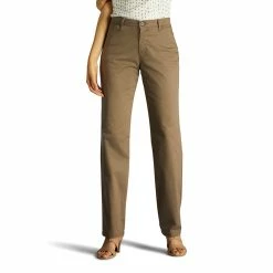 Women's Lee® Relaxed Fit Straight-Leg Twill Pants -Kohl's store 2267011 Deep Breen