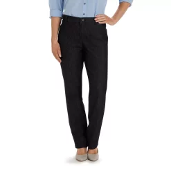 Women's Lee® Relaxed Fit Straight-Leg Twill Pants -Kohl's store 2267011 Indigo Rinse