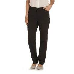 Women's Lee® Relaxed Fit Straight-Leg Twill Pants -Kohl's store 2267011 Roasted Chestnut