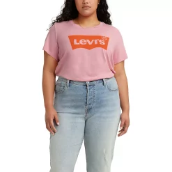 Plus Size Levi's® Logo Perfect Tee 17 Plus Size Levi's® Logo Perfect Tee -Kohl's store 2880489 Bw Almond Blossom