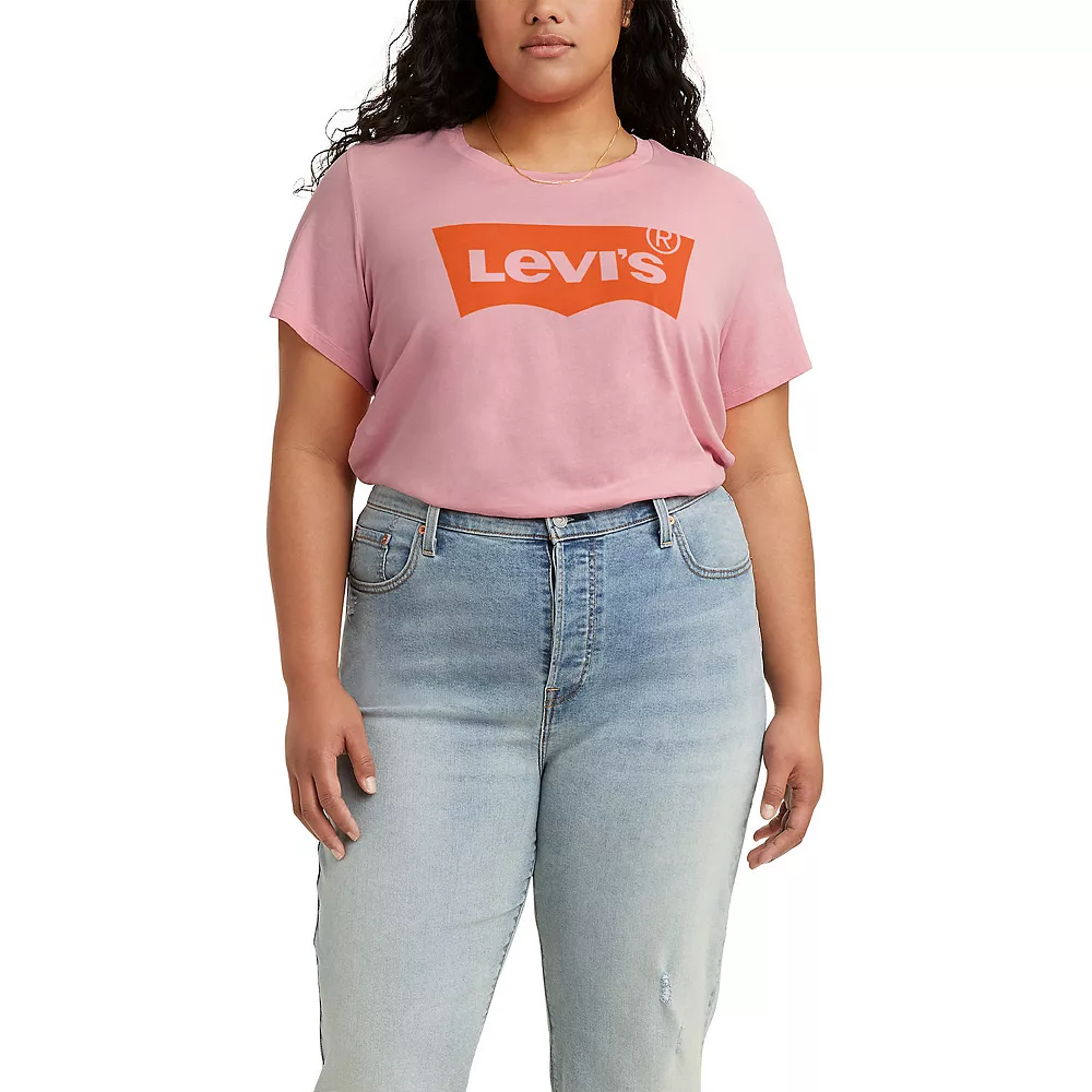 Plus Size Levi's® Logo Perfect Tee 7 Plus Size Levi's® Logo Perfect Tee - Image 7