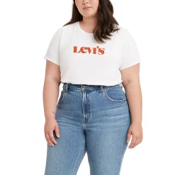 Plus Size Levi's® Logo Perfect Tee 18 Plus Size Levi's® Logo Perfect Tee -Kohl's store 2880489 Mv Cloud Dancer