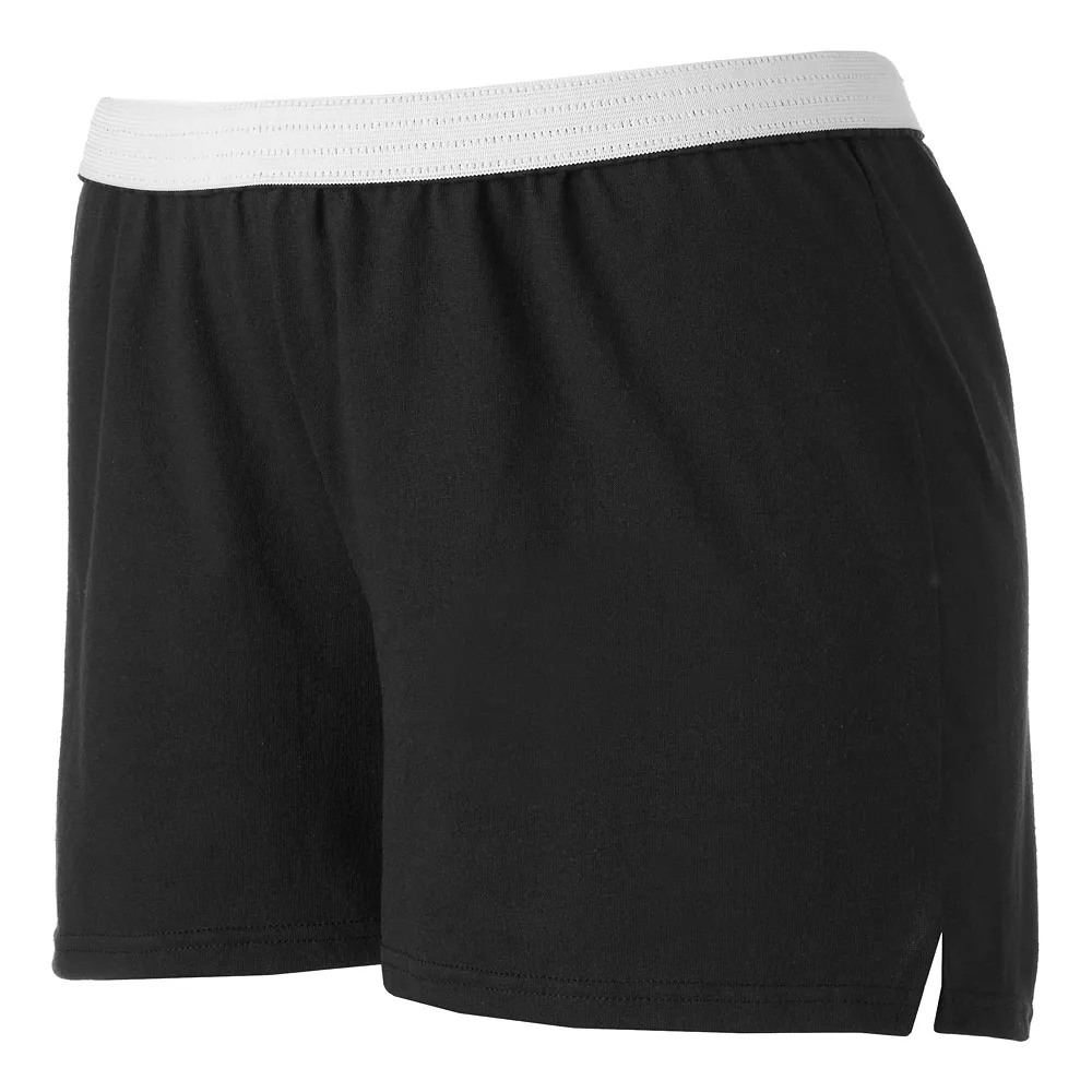 Juniors' Plus Size Soffe Curves Classic Shorts 5 Juniors' Plus Size Soffe Curves Classic Shorts - Image 5