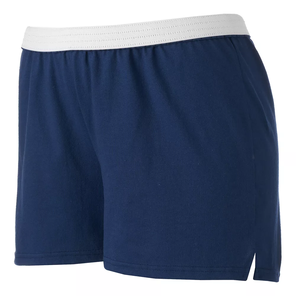 Juniors' Plus Size Soffe Curves Classic Shorts 4 Juniors' Plus Size Soffe Curves Classic Shorts - Image 4