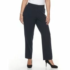 Plus Size Croft & Barrow® Curvy Fit Trouser Pants