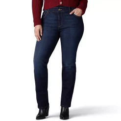 Plus Size Lee® Flex Motion Straight-Leg Jeans -Kohl's store 3100229 Royal Skyline