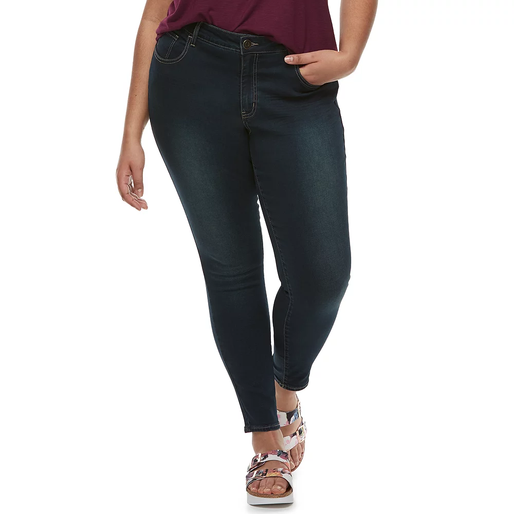Juniors' Plus Size SO® Low-Rise Jeggings 1 Juniors' Plus Size SO® Low-Rise Jeggings
