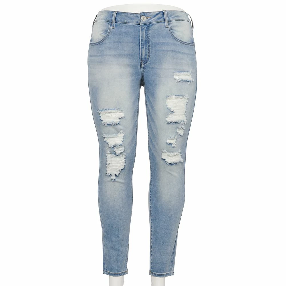 Juniors' Plus Size SO® Low-Rise Jeggings 7 Juniors' Plus Size SO® Low-Rise Jeggings - Image 7