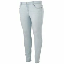 Juniors' Plus Size SO® Low-Rise Jeggings 14 Juniors' Plus Size SO® Low-Rise Jeggings -Kohl's store 3254850 Light Wash Denim