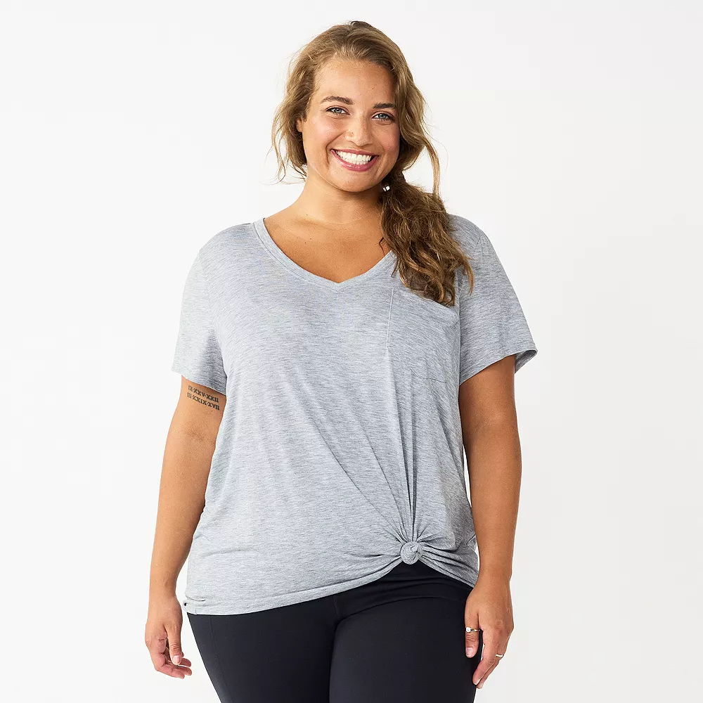 Juniors' Plus Size SO® Oversized Pocket Tee 11 Juniors' Plus Size SO® Oversized Pocket Tee - Image 11