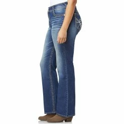 Juniors' Plus Size WallFlower Insta Stretch™ Midrise Curvy Bootcut Jeans -Kohl's store 3368369 ALT4