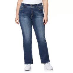 Juniors' Plus Size WallFlower Insta Stretch™ Midrise Curvy Bootcut Jeans -Kohl's store 3368369 Magic