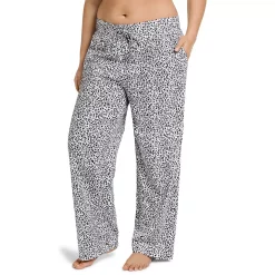 Plus Size Jockey® Everyday Essentials Pajama Pants -Kohl's store 3618184 Snow Leopard