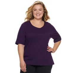 Plus Size Jockey® Everyday Essentials Pajama Tee -Kohl's store 3618210 Plum