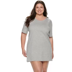 Plus Size Jockey® Everyday Essentials Sleepshirt -Kohl's store 3618230 Heather Gray