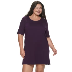 Plus Size Jockey® Everyday Essentials Sleepshirt -Kohl's store 3618230 Plum