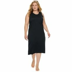 Plus Size Jockey® Everyday Essentials Sleepshirt -Kohl's store 3618234 Black