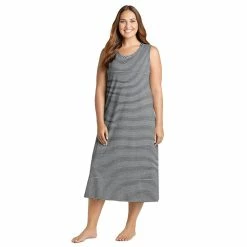Plus Size Jockey® Everyday Essentials Sleepshirt -Kohl's store 3618234 Charcoal Stripe