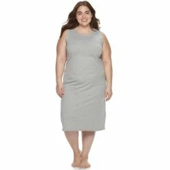 Plus Size Jockey® Everyday Essentials Sleepshirt -Kohl's store 3618234 Heather Gray