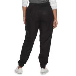 Juniors' Plus Size SO® High Rise Paperbag Jogger Pants -Kohl's store 3784612 ALT