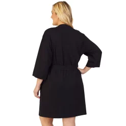 Plus Size Cuddl Duds® Essentials Wrap Robe -Kohl's store 3907533 ALT