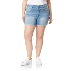 Juniors' Plus Size WallFlower High-Rise Insta-Soft Sassy Shorts -Kohl's store 3978969 Marlow