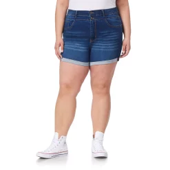 Juniors' Plus Size WallFlower High-Rise Insta-Soft Sassy Shorts -Kohl's store 3978969 Riverton