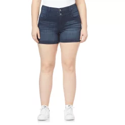 Juniors' Plus Size WallFlower High-Rise Insta-Soft Sassy Shorts -Kohl's store 3978969 Shannon