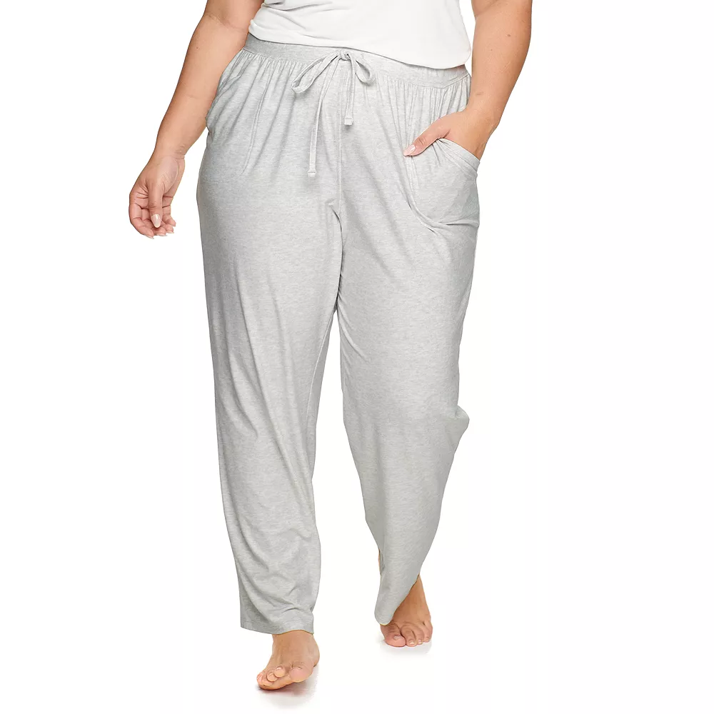 Plus Size Sonoma Goods For Life® Knit Pajama Pants 2 Plus Size Sonoma Goods For Life® Knit Pajama Pants - Image 2