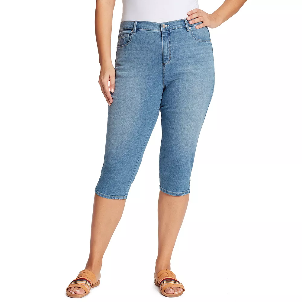 Plus Size Gloria Vanderbilt Amanda Capris 7 Plus Size Gloria Vanderbilt Amanda Capris - Image 7