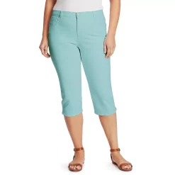 Plus Size Gloria Vanderbilt Amanda Capris 18 Plus Size Gloria Vanderbilt Amanda Capris -Kohl's store 4275165 Seafoam