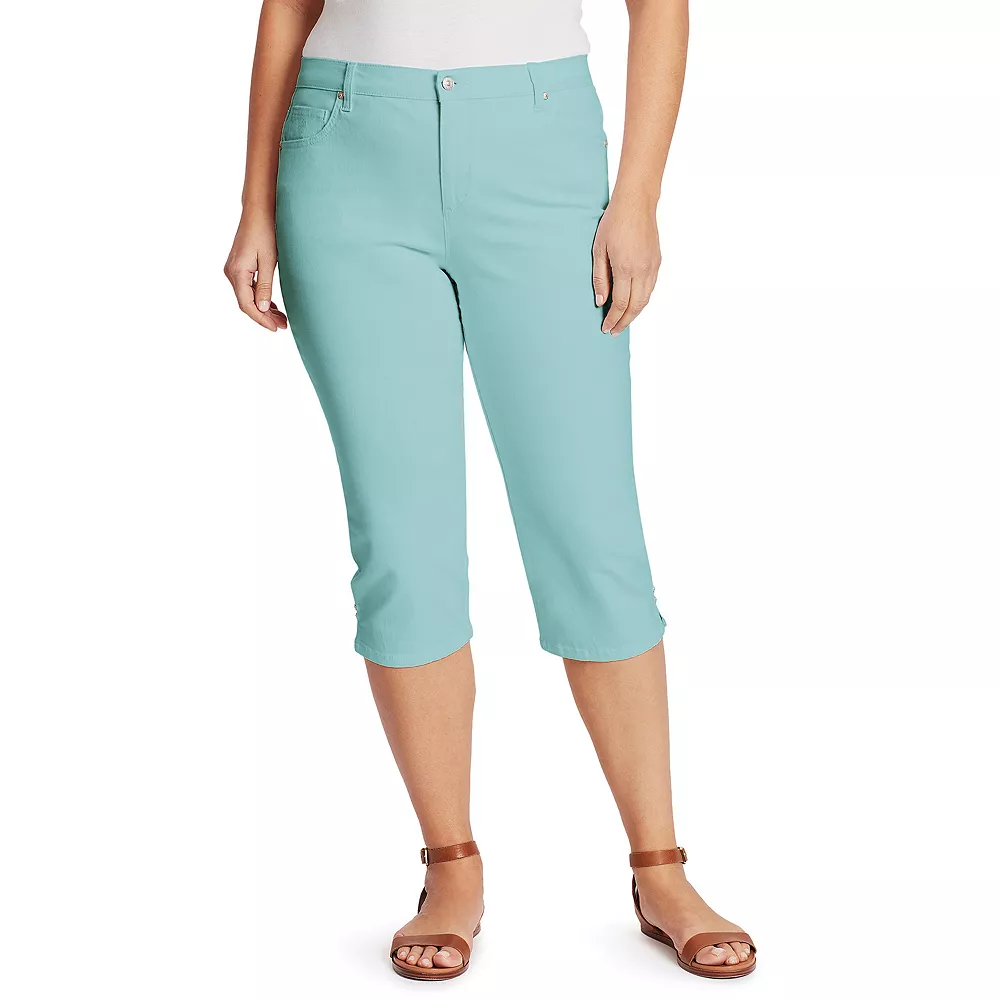 Plus Size Gloria Vanderbilt Amanda Capris 8 Plus Size Gloria Vanderbilt Amanda Capris - Image 8