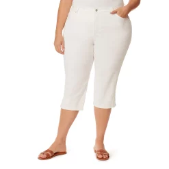 Plus Size Gloria Vanderbilt Amanda Capris 15 Plus Size Gloria Vanderbilt Amanda Capris -Kohl's store 4275165 Vintage White