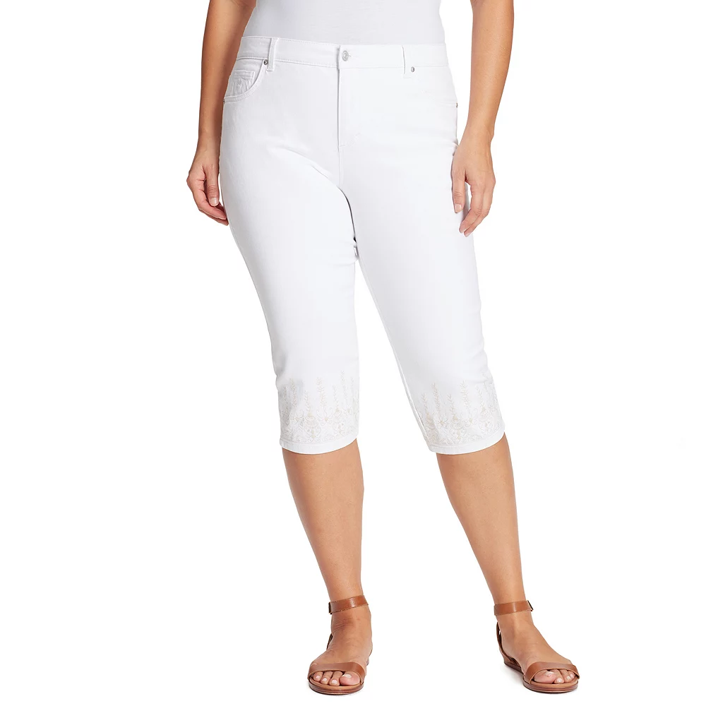 Plus Size Gloria Vanderbilt Amanda Capris 2 Plus Size Gloria Vanderbilt Amanda Capris - Image 2