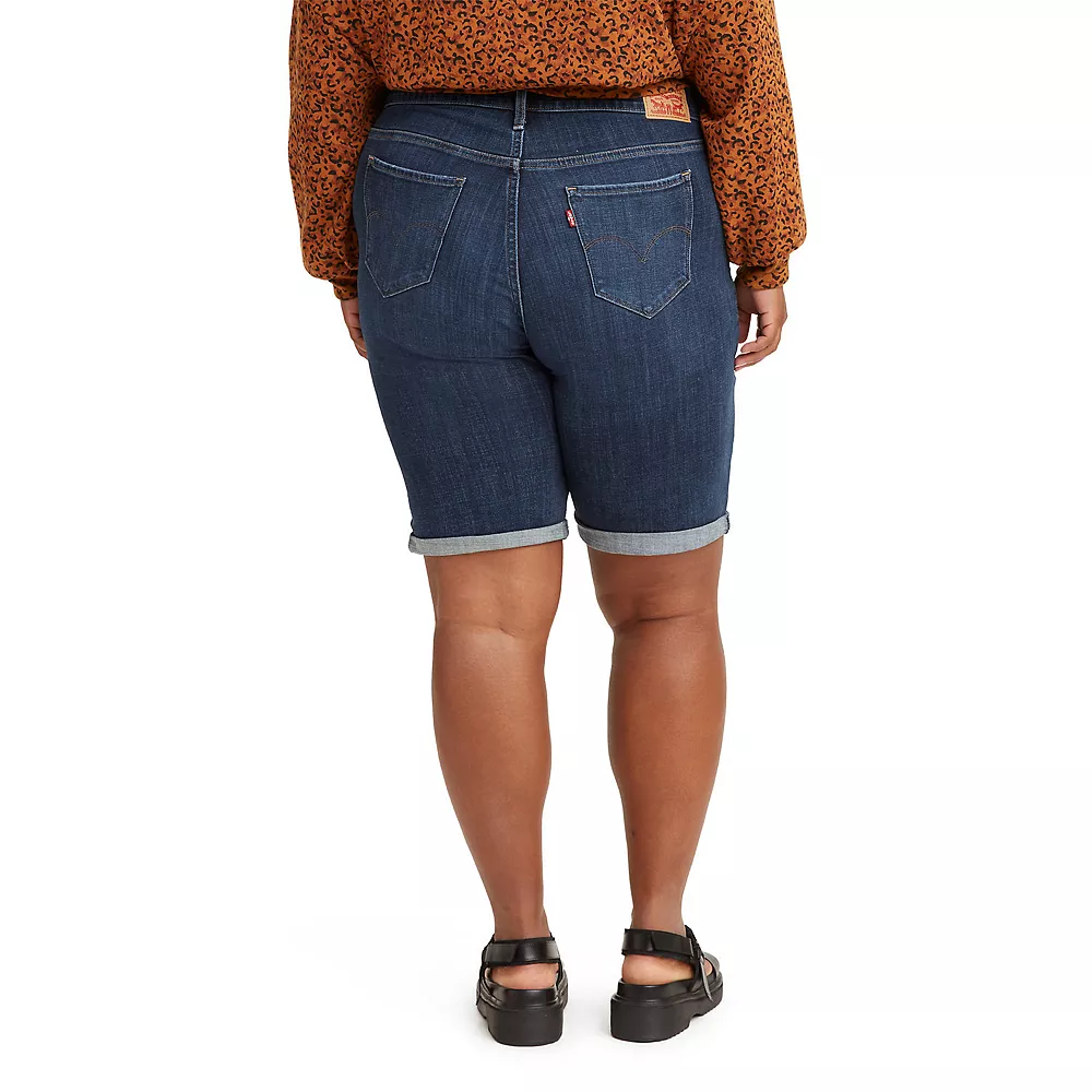 Plus Size Levi's® Shaping Bermuda Shorts 6 Plus Size Levi's® Shaping Bermuda Shorts - Image 6