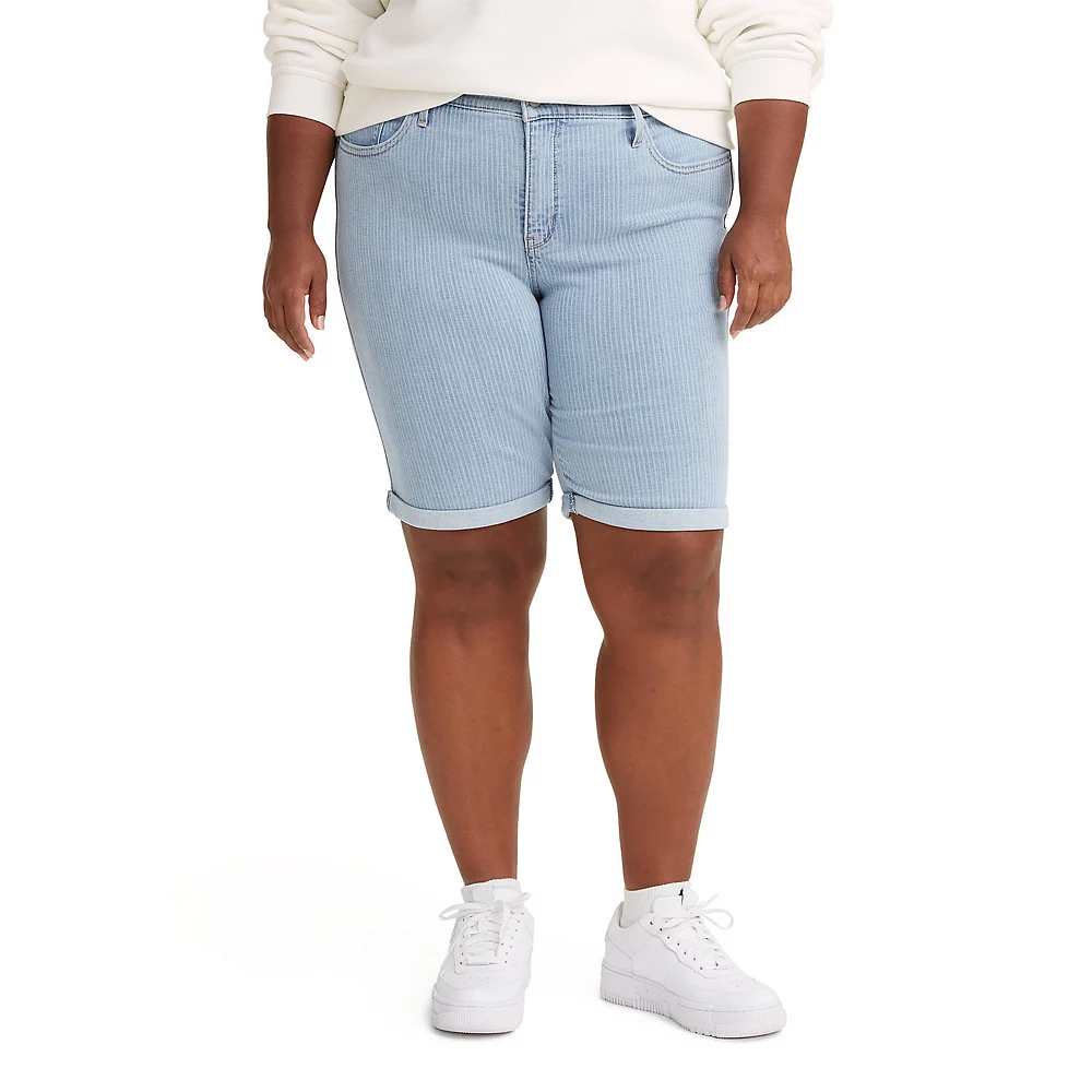 Plus Size Levi's® Shaping Bermuda Shorts 3 Plus Size Levi's® Shaping Bermuda Shorts - Image 3