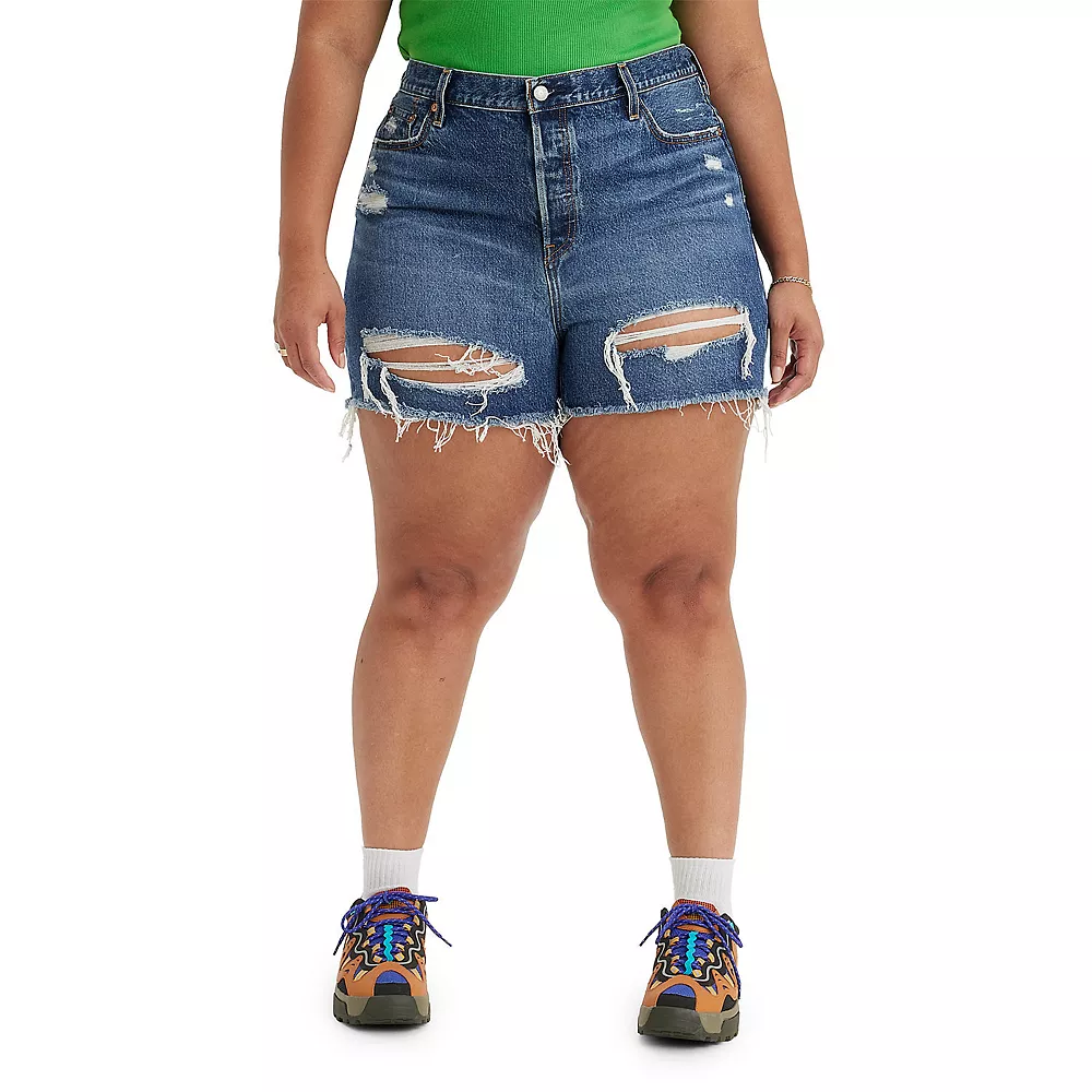 Plus Size Levi's 501® Original Jean Shorts 5 Plus Size Levi's 501® Original Jean Shorts - Image 5