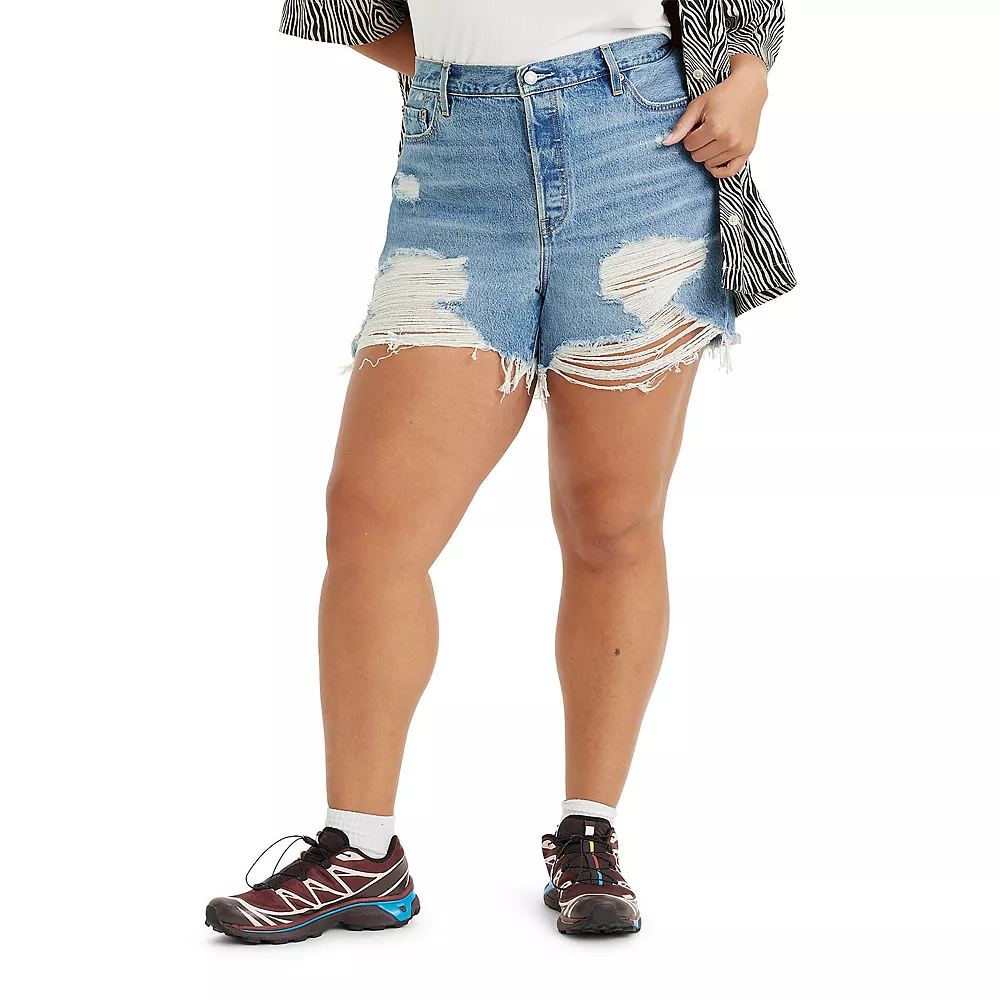 Plus Size Levi's 501® Original Jean Shorts 6 Plus Size Levi's 501® Original Jean Shorts - Image 6