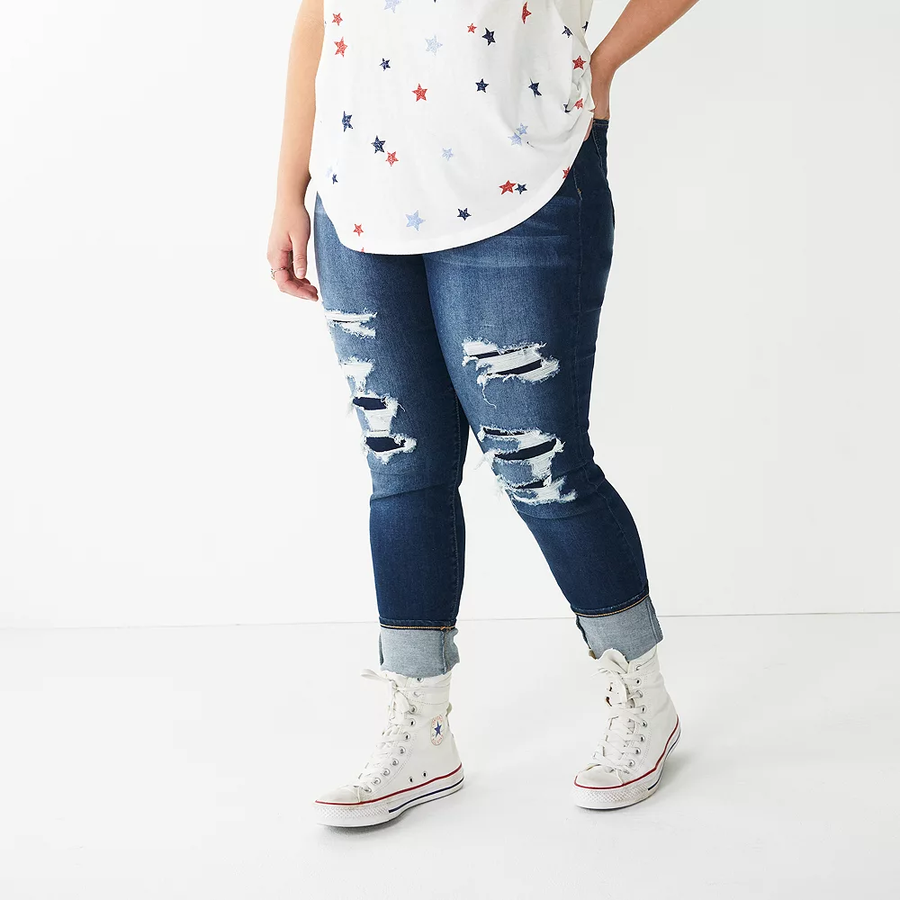 Juniors' Plus Size SO® High Rise Jeggings 9 Juniors' Plus Size SO® High Rise Jeggings - Image 9