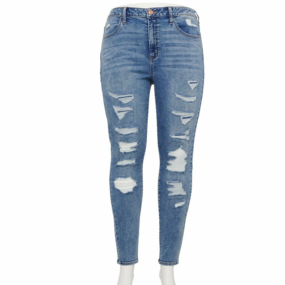 Juniors' Plus Size SO® High Rise Jeggings 3 Juniors' Plus Size SO® High Rise Jeggings - Image 3