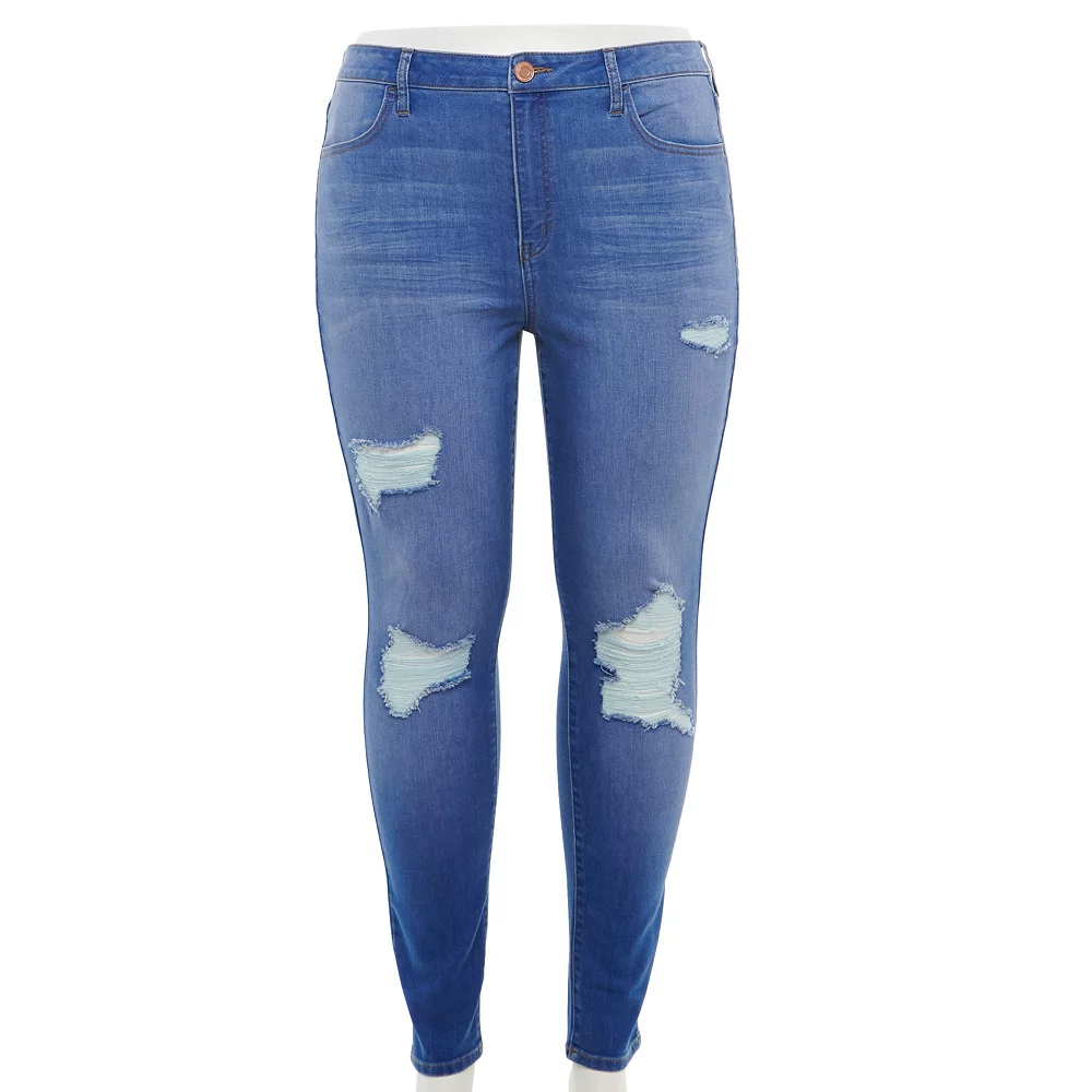 Juniors' Plus Size SO® High Rise Jeggings 8 Juniors' Plus Size SO® High Rise Jeggings - Image 8