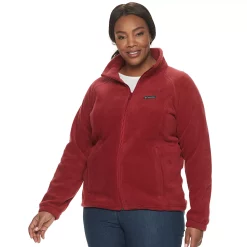 Plus Size Columbia Benton Springs Full-Zip Fleece Jacket -Kohl's store 4505765 Beet