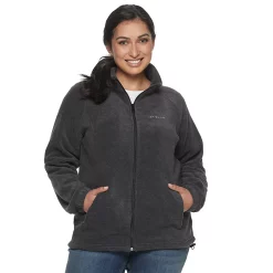 Plus Size Columbia Benton Springs Full-Zip Fleece Jacket -Kohl's store 4505765 Charcoal Heather