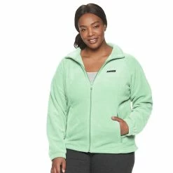 Plus Size Columbia Benton Springs Full-Zip Fleece Jacket -Kohl's store 4505765 New Mint